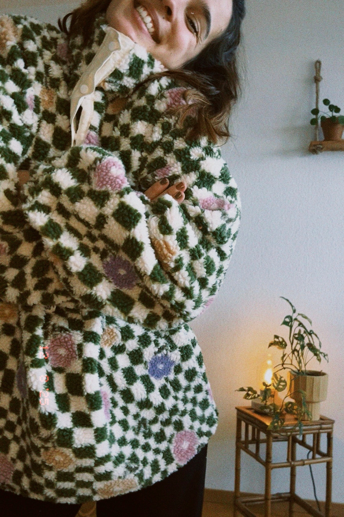 Polaire Full Rétro Vichy 💚🌺