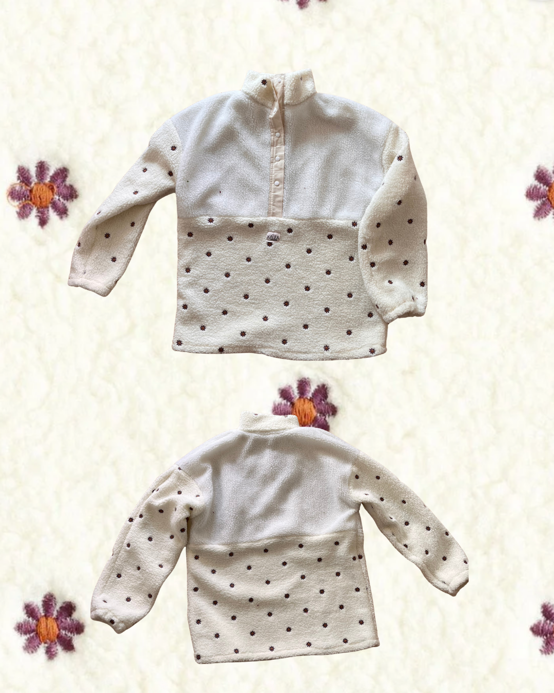Polaire Full Fleur brodée 🌸