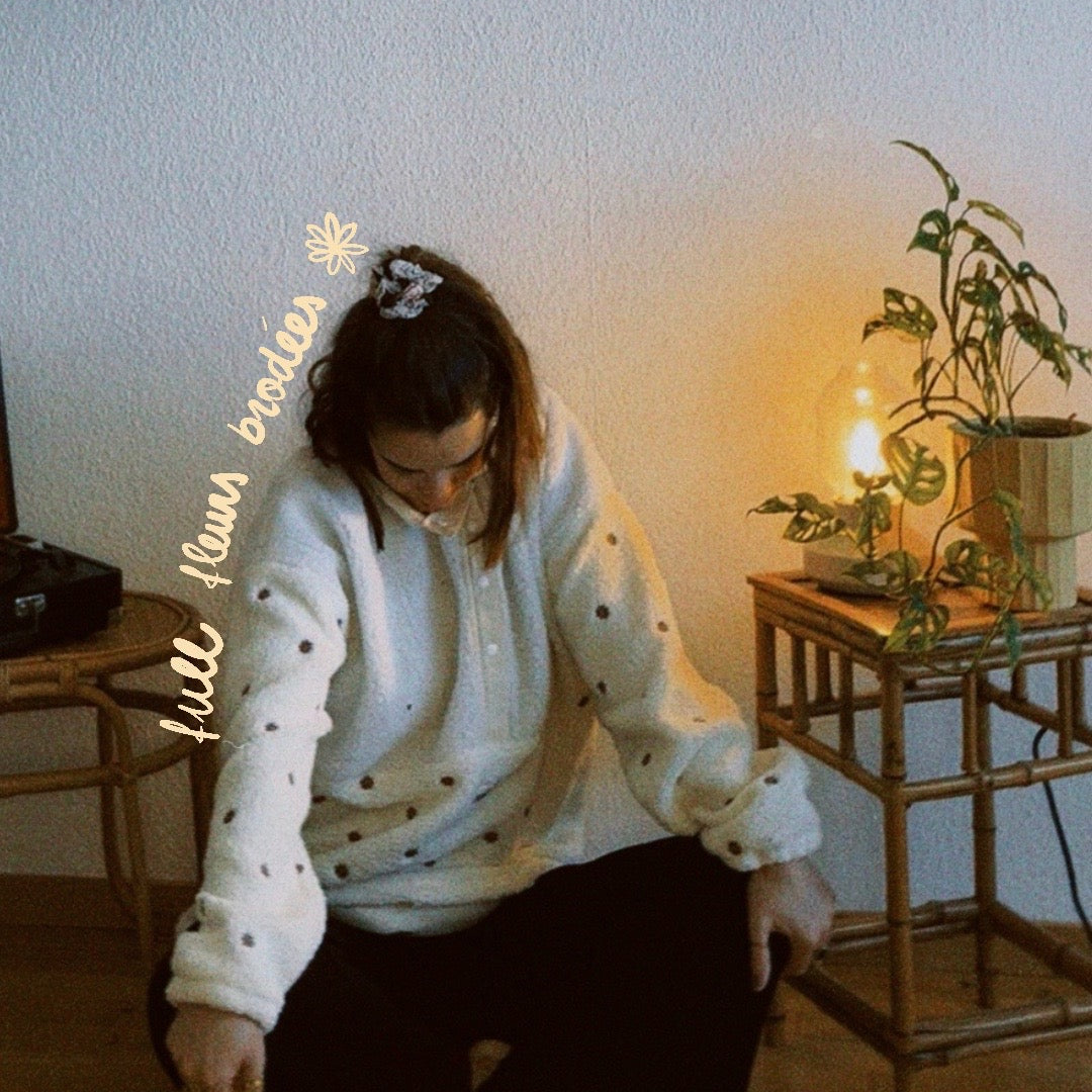 Polaire Full Fleur brodée 🌸