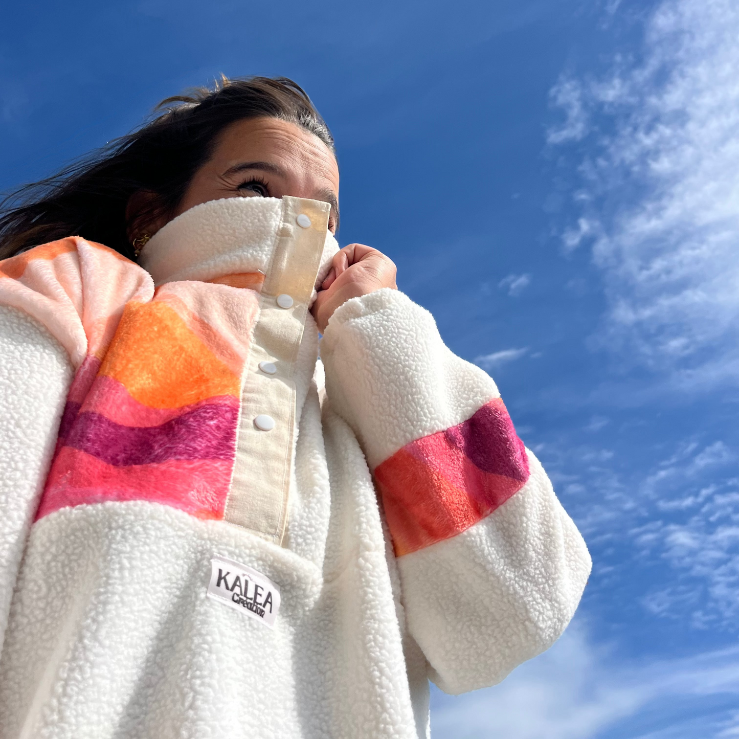 Polaire Unique Sunset / Blanc