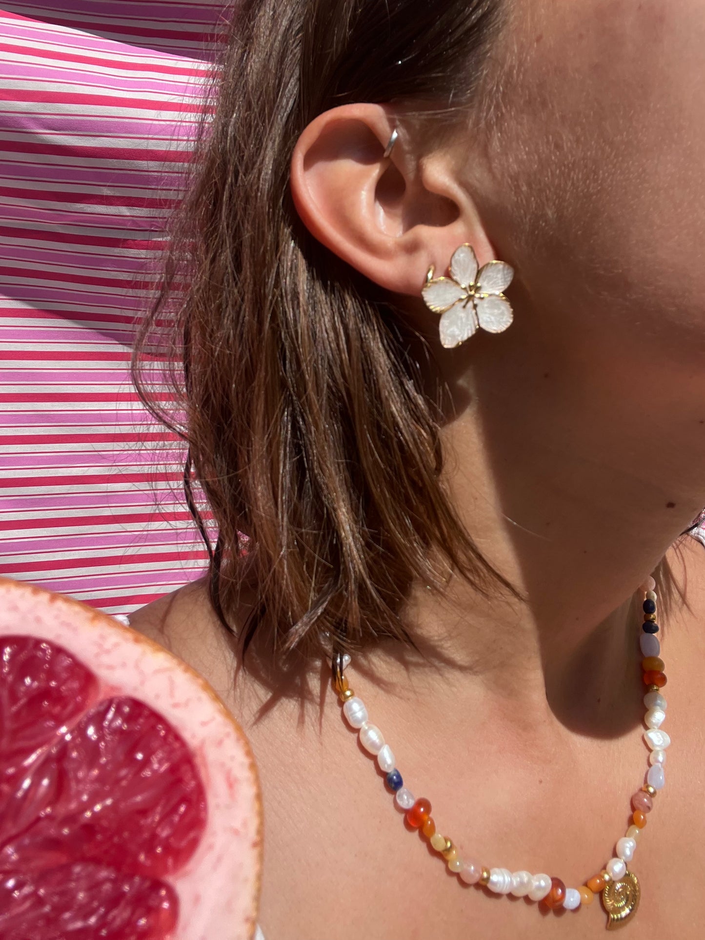 Boucles d'oreilles Monoï