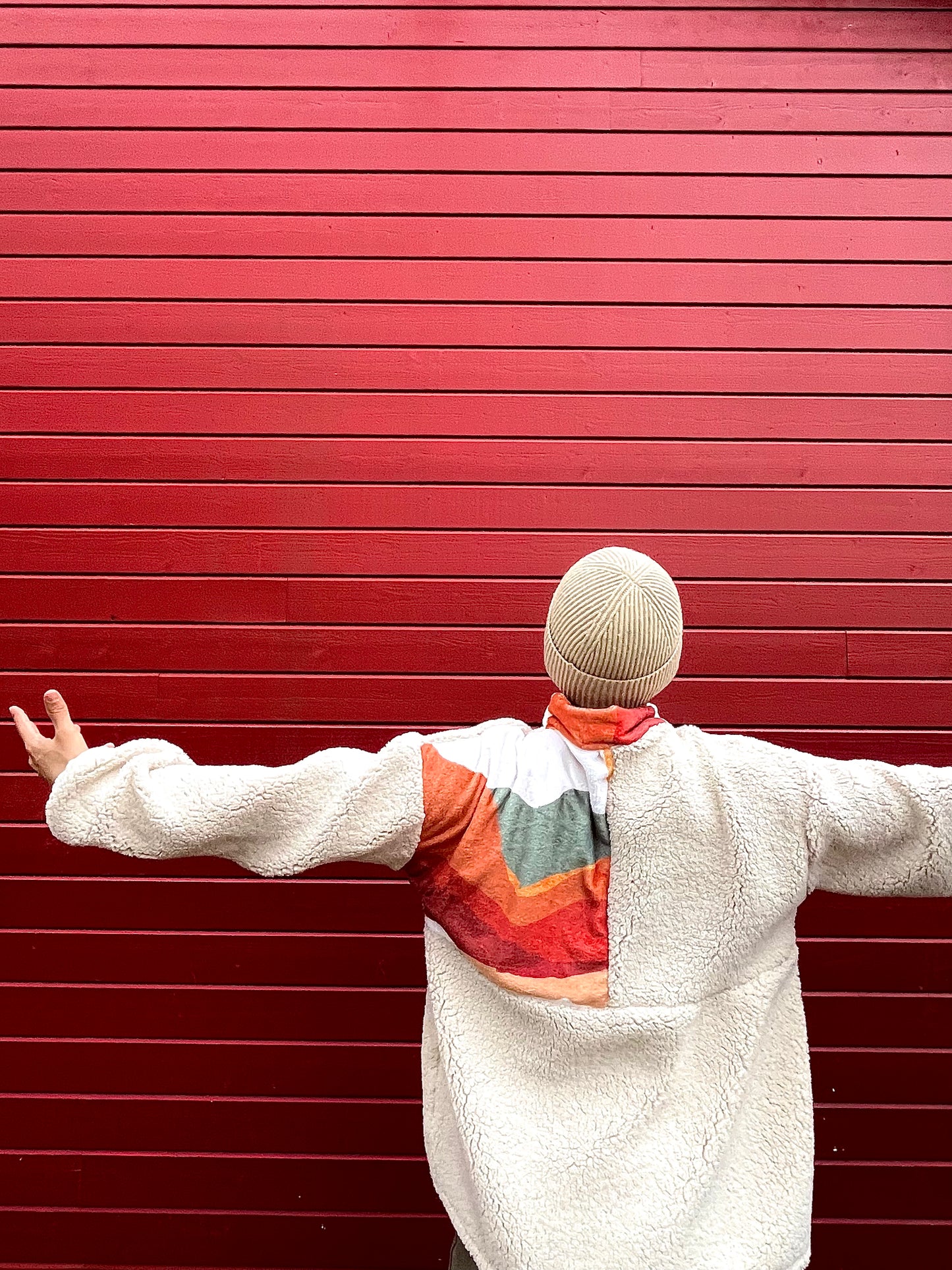 Polaire Homme  Mountain Sunset & White