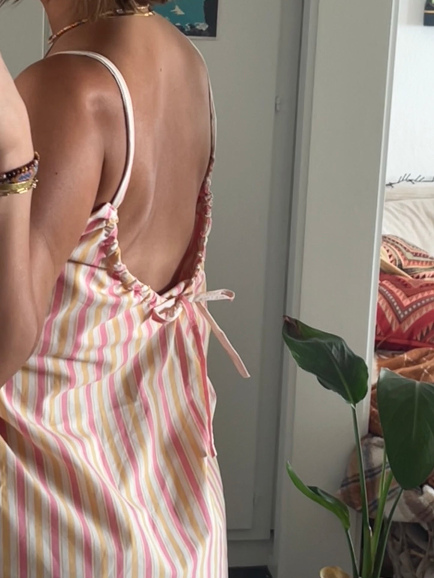 Robe dos nus à Rayure 🌞