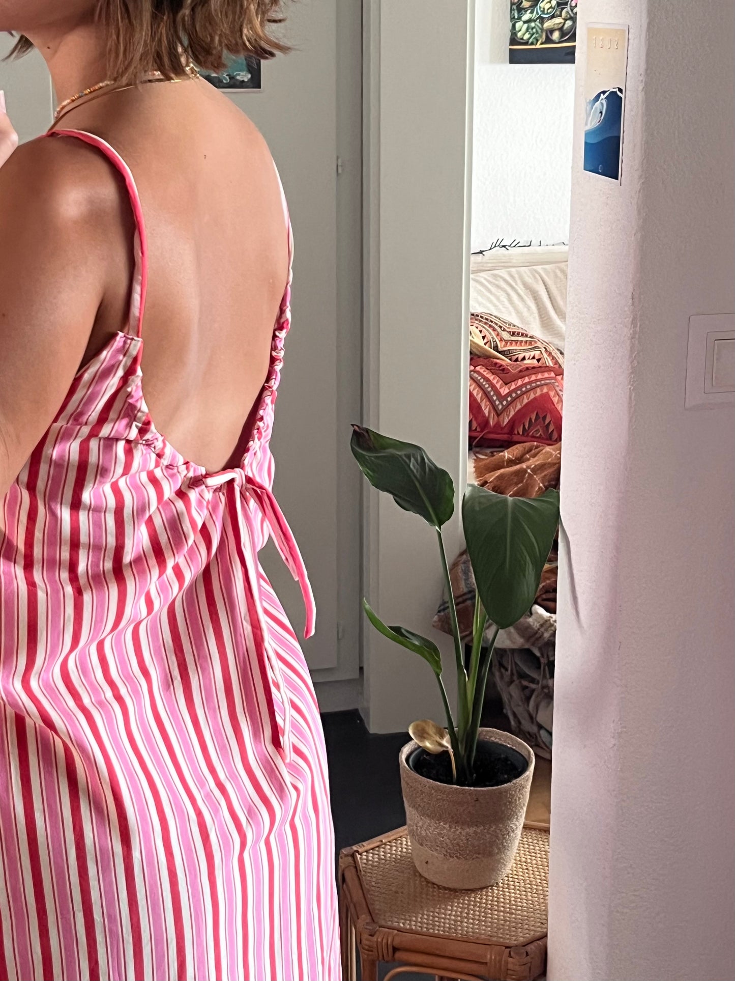 Robe dos nus à Rayure 🌞