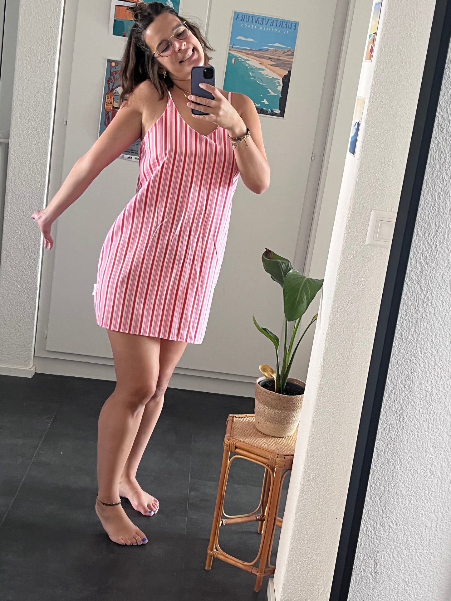 Robe dos nus à Rayure 🌞