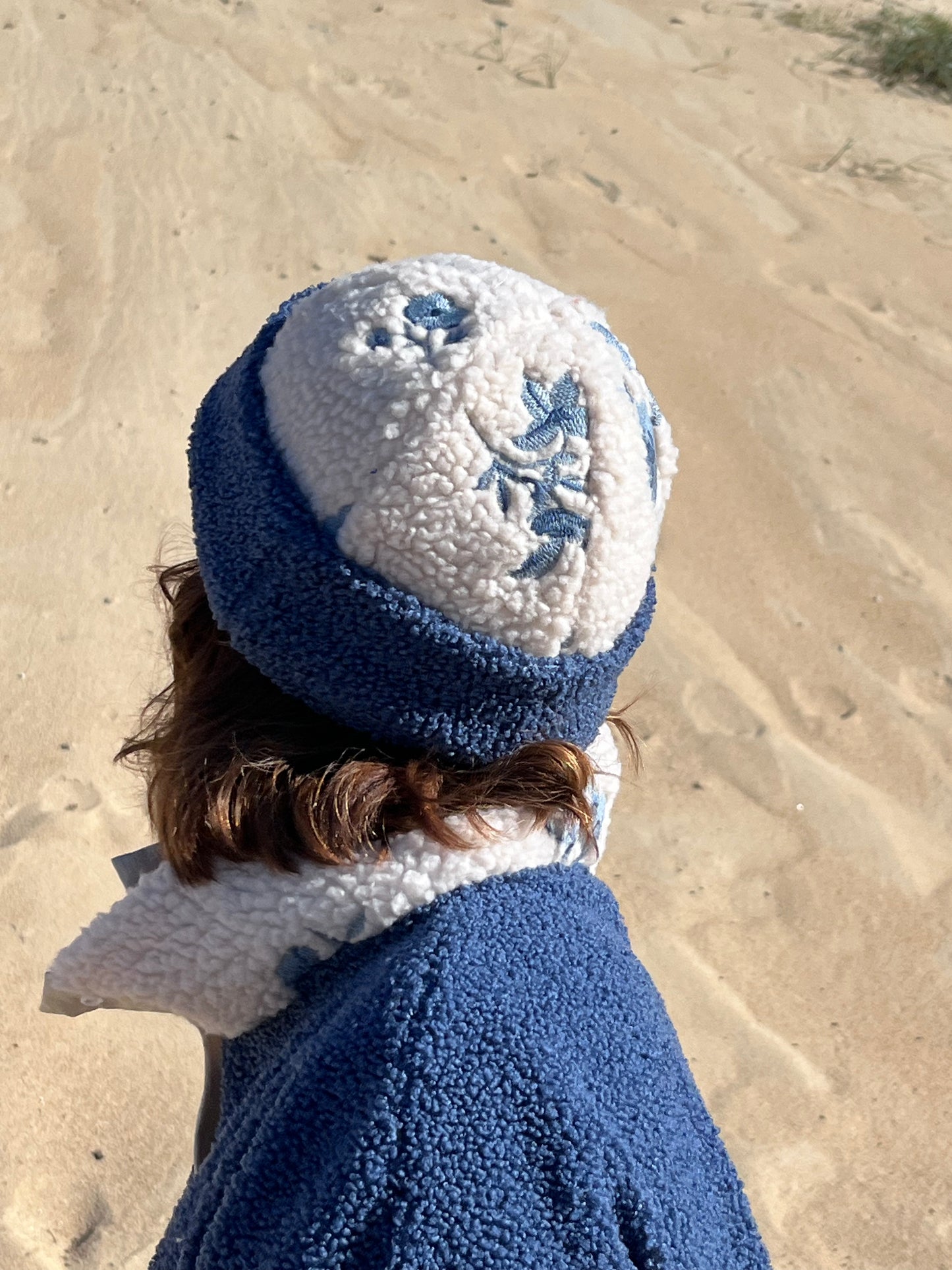 Bonnet océan fleuri 💙