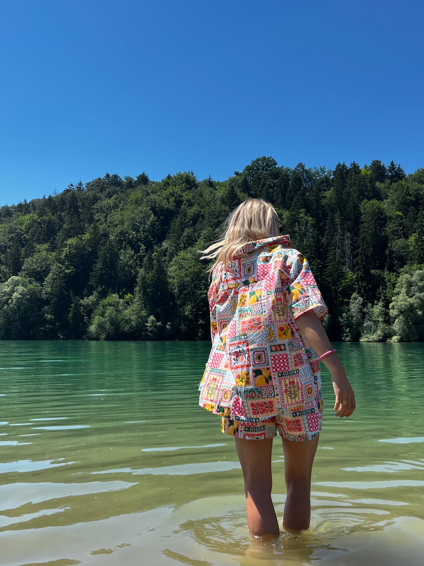 Chemise & Short oversized "Vida colombiana"